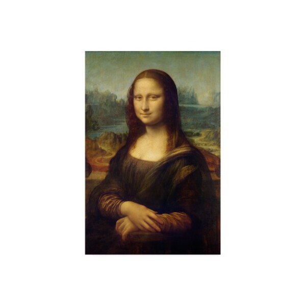 Trademark Fine Art Leonardo Da Vinci 'Mona Lisa Da Vinci' Canvas